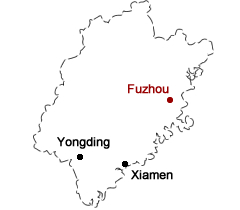 Fuzhou Map