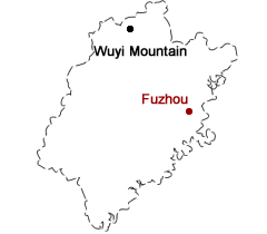Fujian  Map