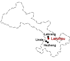 Gansu Map