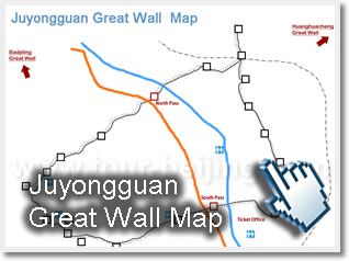 Juyongguan Great Wall Map