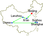 Beijing Xian Lanzhou Lhasa Shanghai 15-Day Tour