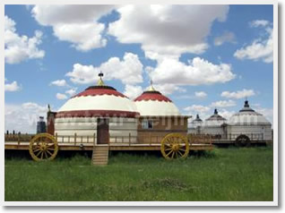 chariot yurts or deluxe yurts