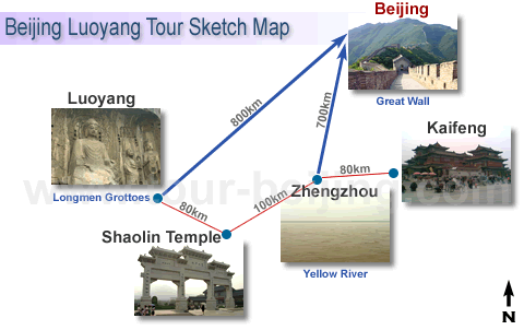 Luoyang City Map & Major Attractions