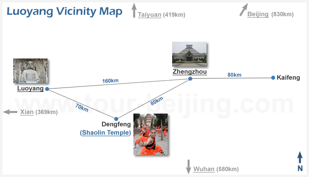 Luoyang Vicinity Map