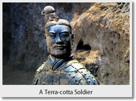 a terra cotta soldier