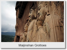 Xian Maijishan Grottoes Day Tour