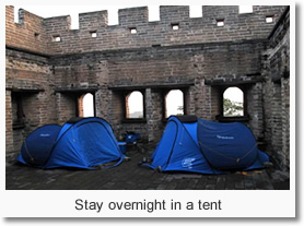 Camping on Gubeikou Great Wall and Hiking on Jinshanling Great Wall 2 Day /1 Night Day Tour