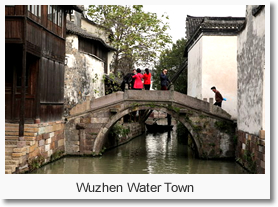Hangzhou - Wuzhen Water Town - Hangzhou Day Tour 
