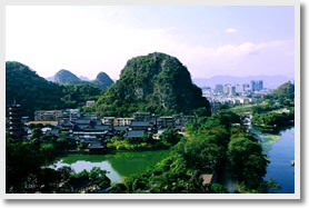 Folded Brocade Hill in Guilin