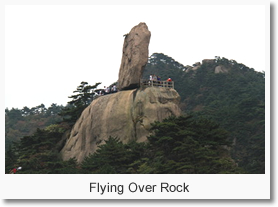 Flying Over Rock