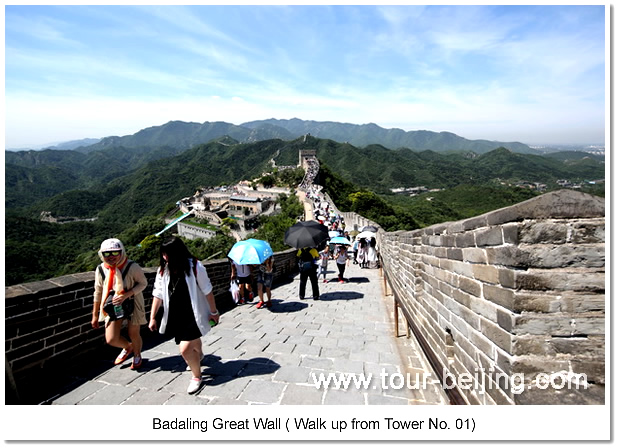 Badaling Great Wall ( Walk up from Tower No. 01)