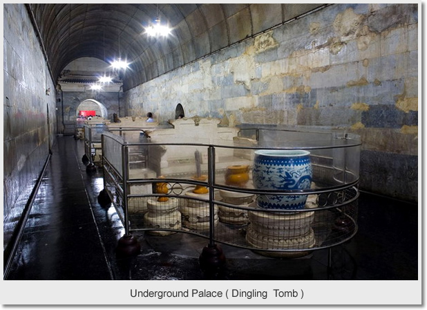 Underground Palace ( Dingling  Tomb )