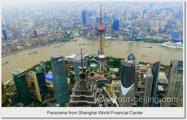 Panorama from Shanghai World Financial Center