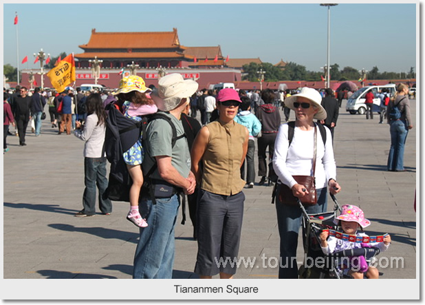 Tour Beijing Customers at Tiananmen