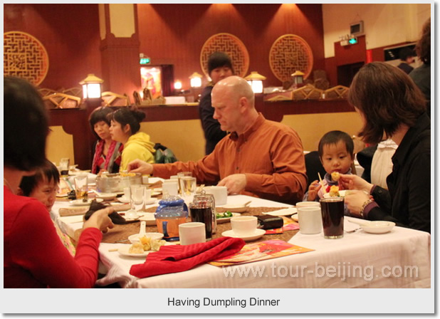 Having Dumpling Dinner