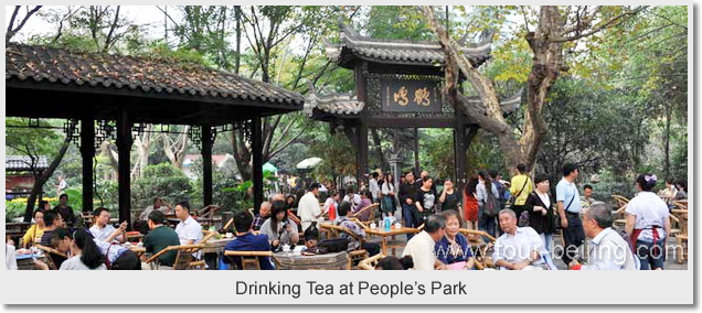 Drinking Tea at People's Park