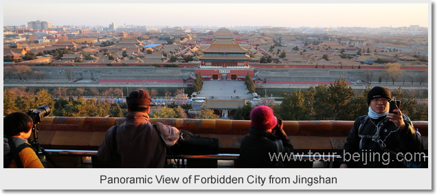 Panoramic View of Forbidden City from Jingshan