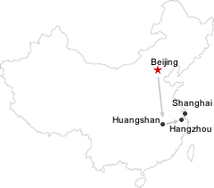 Shanghai Huangshan Map
