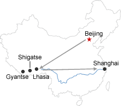 Beijing Lhasa Gyantse Shigatse Shanghai Tour