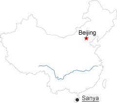 Beijing Sanya Map
