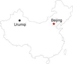 Beijing Urumqi Map