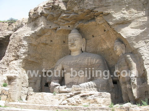 The earliest caved carved, incarnation of both Buddha and the first emperor of Bei Wei Dynasty - also representative of Yungang Caves