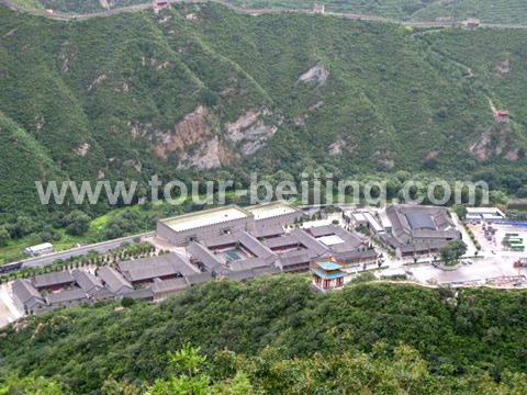 A bird's eye view of the Juyongguan Pass Great Wall Hotel