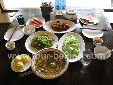 Lunch on your Beijing City Day Tour