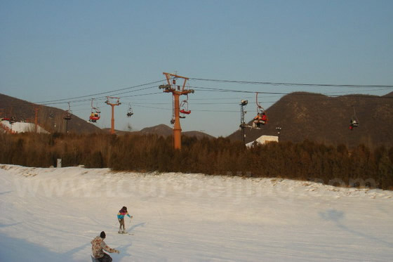 The 2000m-long chairlift