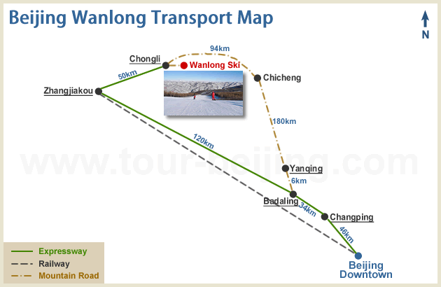 Beijing Wanlong Transport Map
