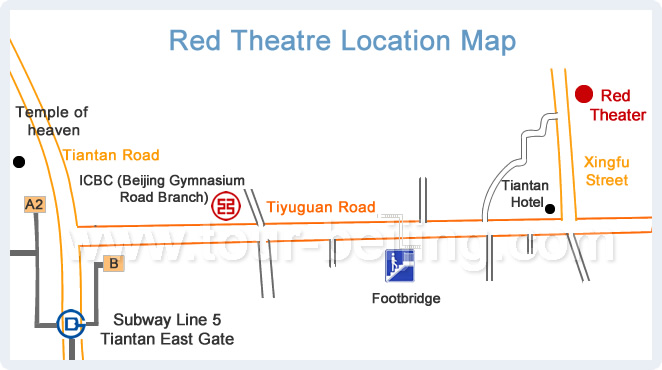 Beijing Red Theatre Map