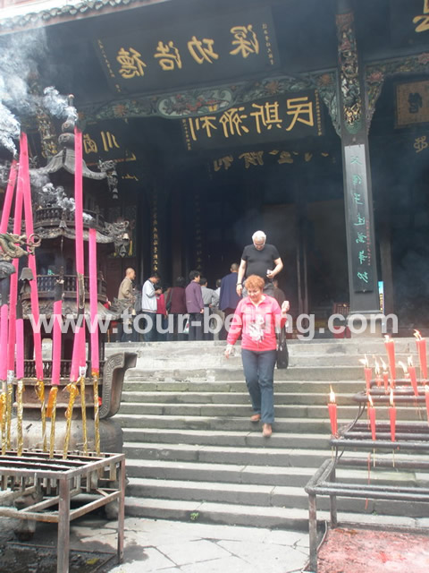 Coming out of Erwang Temple
