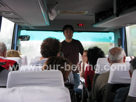 Charlie met us - our tour guide in Huadong ( Hangzhou, Suzhou and Shanghai ).