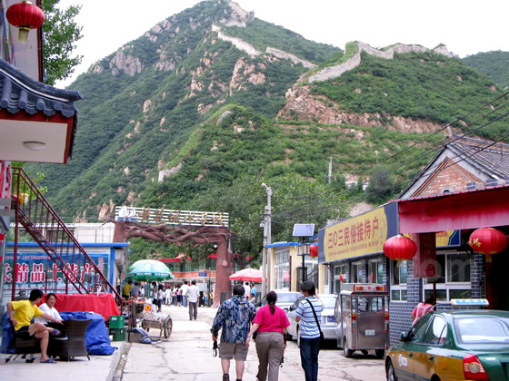 "The ruined west side leads up to Shixiaguan Great Wall