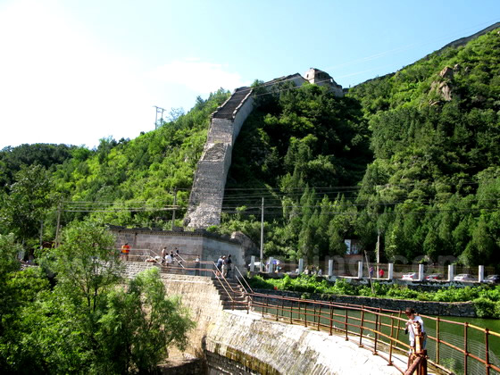 The Great Wall west of Jintang Lake