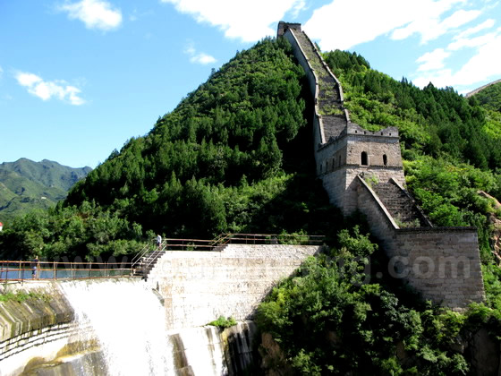 The Great Wall east of Jintang Lake