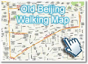 Old Beijing Walking Map