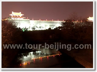 the luminous city wall and Xi Dajie