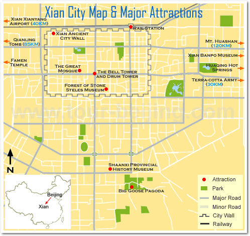Xian Map