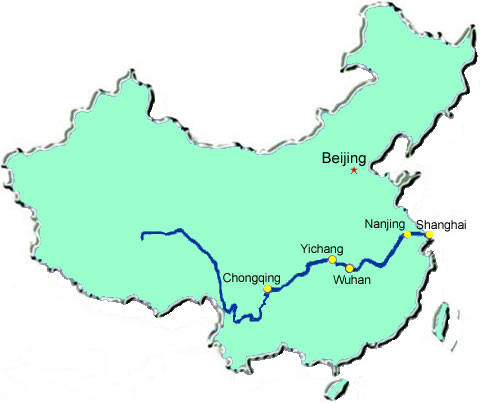 The Location of the Three Gorges