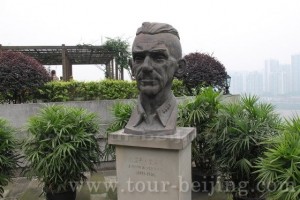 A bust of General Joseph Warren Stilwell