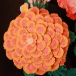 A close look at a yak butter flower sculpture