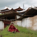 A young monk