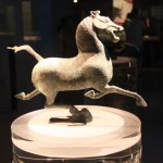 Bronze Galloping Horse Treading on a Flying Swallow