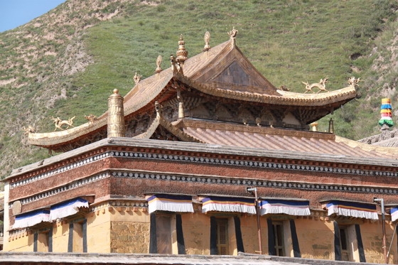 Gold gilded roof