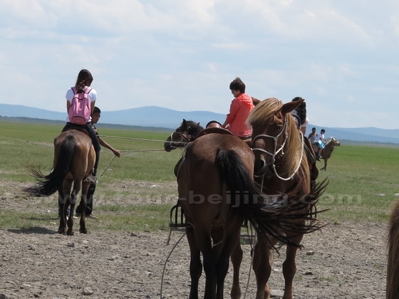 Horse Riding by the lake