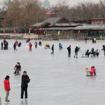 Ice Skating on Shichahai Lake