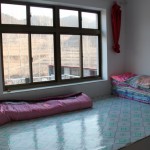 One of their bedrooms, clean and spacious.