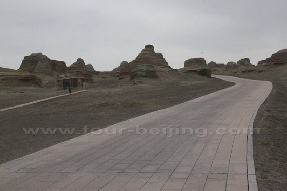 The Ghost Town are well paved for tourists