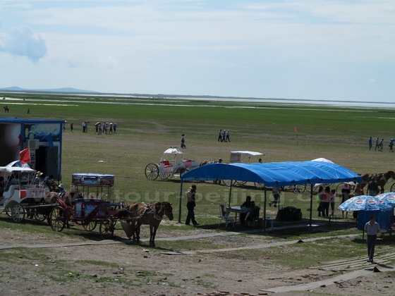 The Hulun Lake is an ideal summer resort